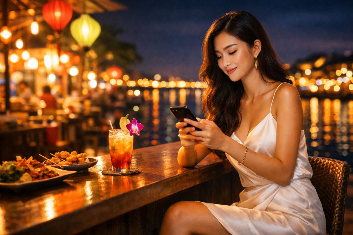 Khách hàng tham khảo FAQ trên điện thoại